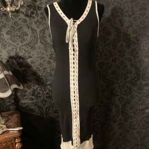 Y2K Corset Midi Dress